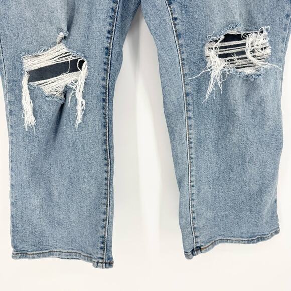 Levi's Premium Wedgie Straight Fit Jeans Light Wash Plus Size 20W Classic Retro - Picture 8 of 15